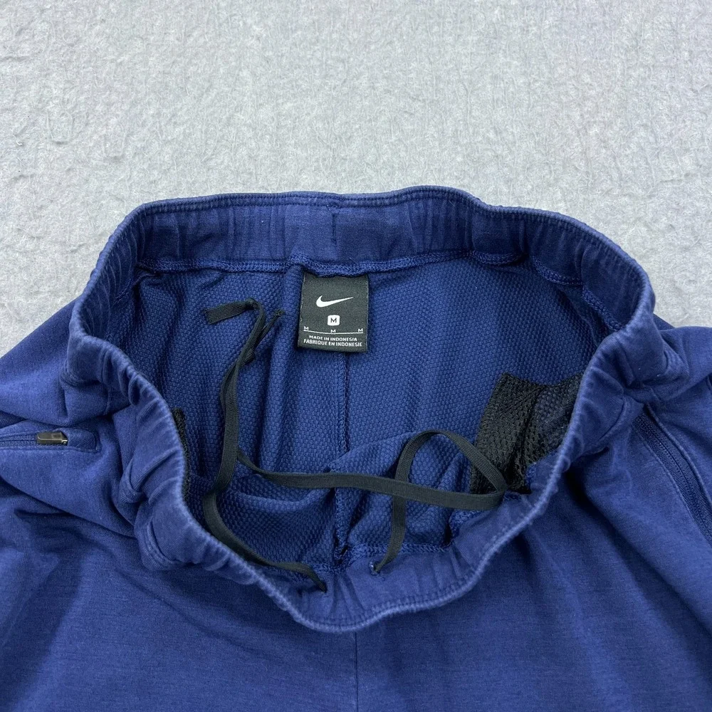 Nike Pro‎ Elite Pants Mens Medium Blue Ankle Zip Track & Field Joggers 848916
